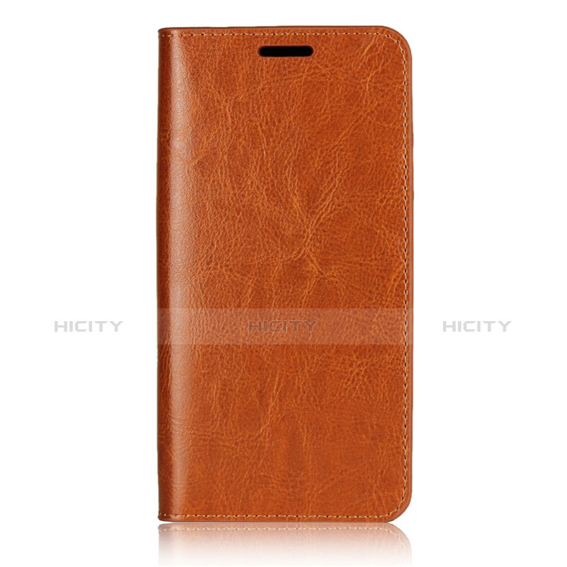 Handytasche Stand Schutzhülle Leder Hülle L05 für Huawei P20 Orange