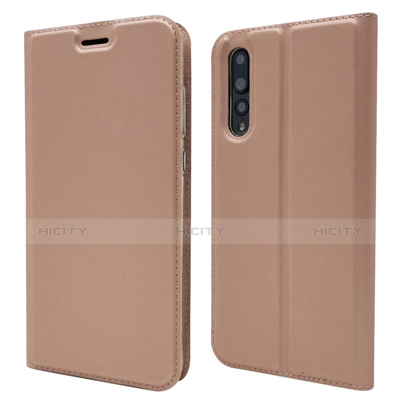 Handytasche Stand Schutzhülle Leder Hülle L05 für Huawei P20 Pro Rosegold Plus