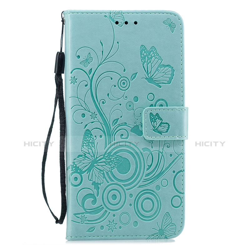 Handytasche Stand Schutzhülle Leder Hülle L05 für Huawei P30 Cyan