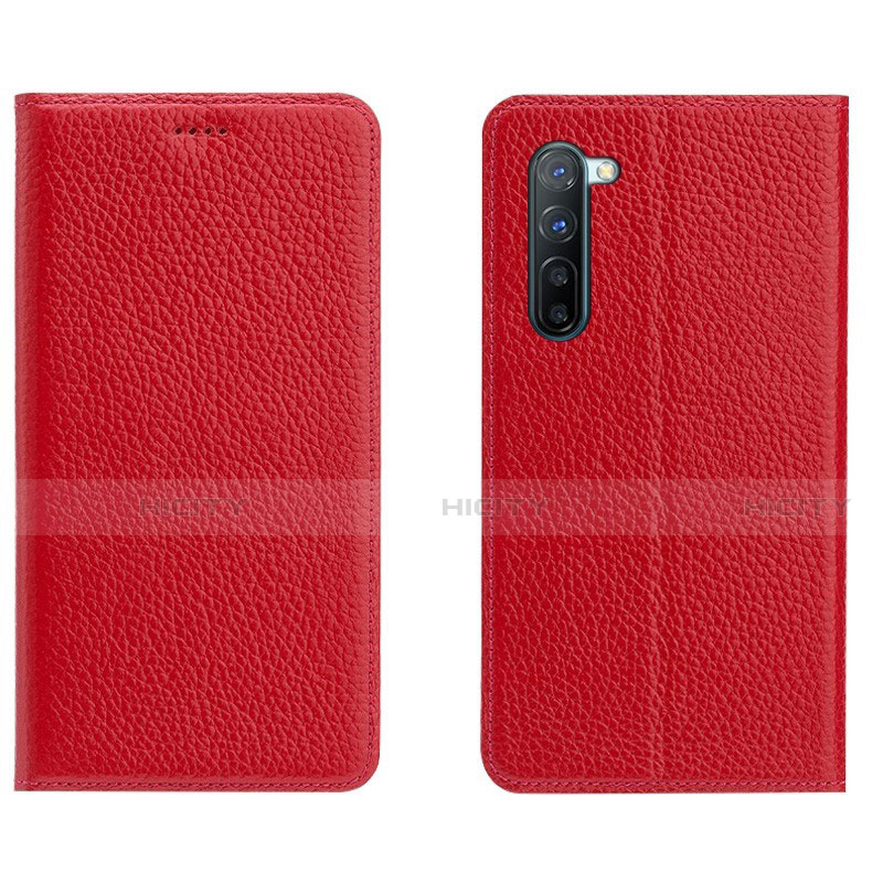 Handytasche Stand Schutzhülle Leder Hülle L05 für Oppo K7 5G Rot