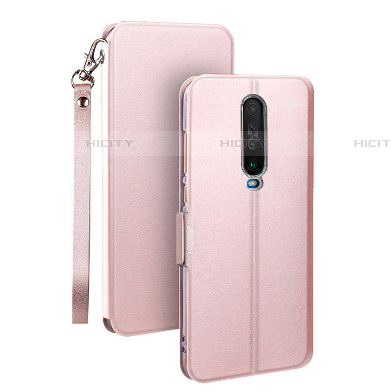 Handytasche Stand Schutzhülle Leder Hülle L05 für Xiaomi Poco X2 Rosegold Plus