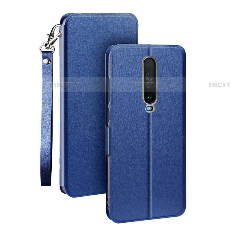 Handytasche Stand Schutzhülle Leder Hülle L05 für Xiaomi Redmi K30 4G Blau