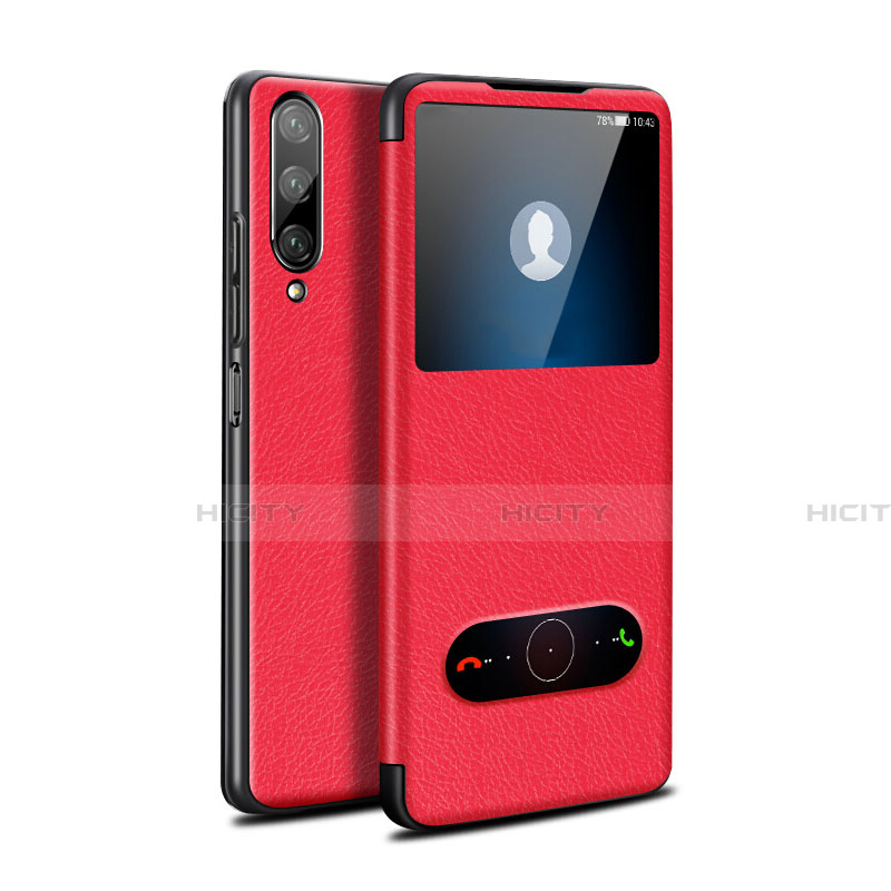 Handytasche Stand Schutzhülle Leder Hülle L06 für Huawei Honor 9X Pro Rot