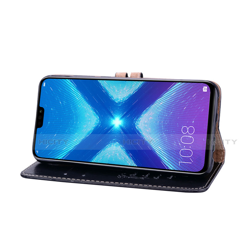 Handytasche Stand Schutzhülle Leder Hülle L06 für Huawei Honor V10 Lite