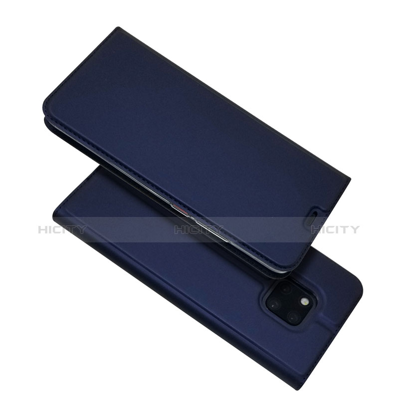 Handytasche Stand Schutzhülle Leder Hülle L06 für Huawei Mate 20 Pro Blau