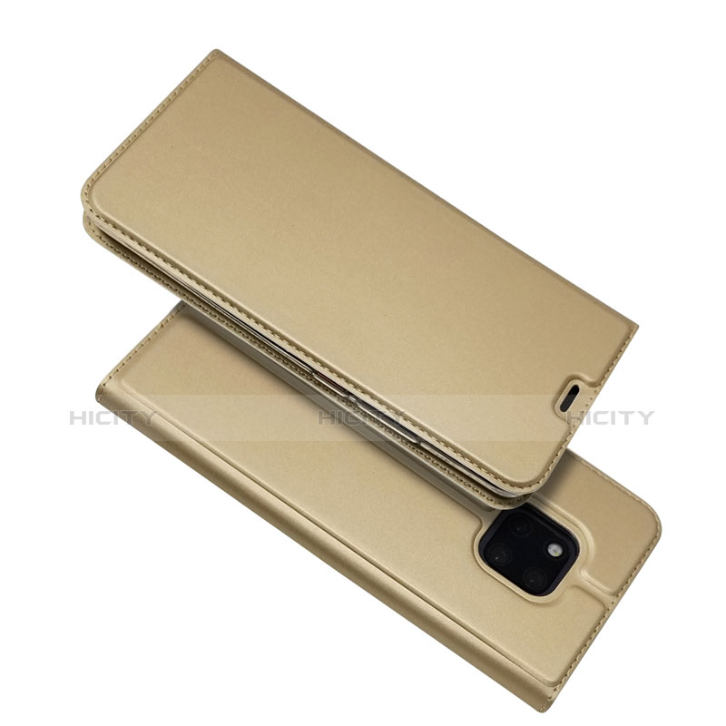 Handytasche Stand Schutzhülle Leder Hülle L06 für Huawei Mate 20 Pro Gold Plus