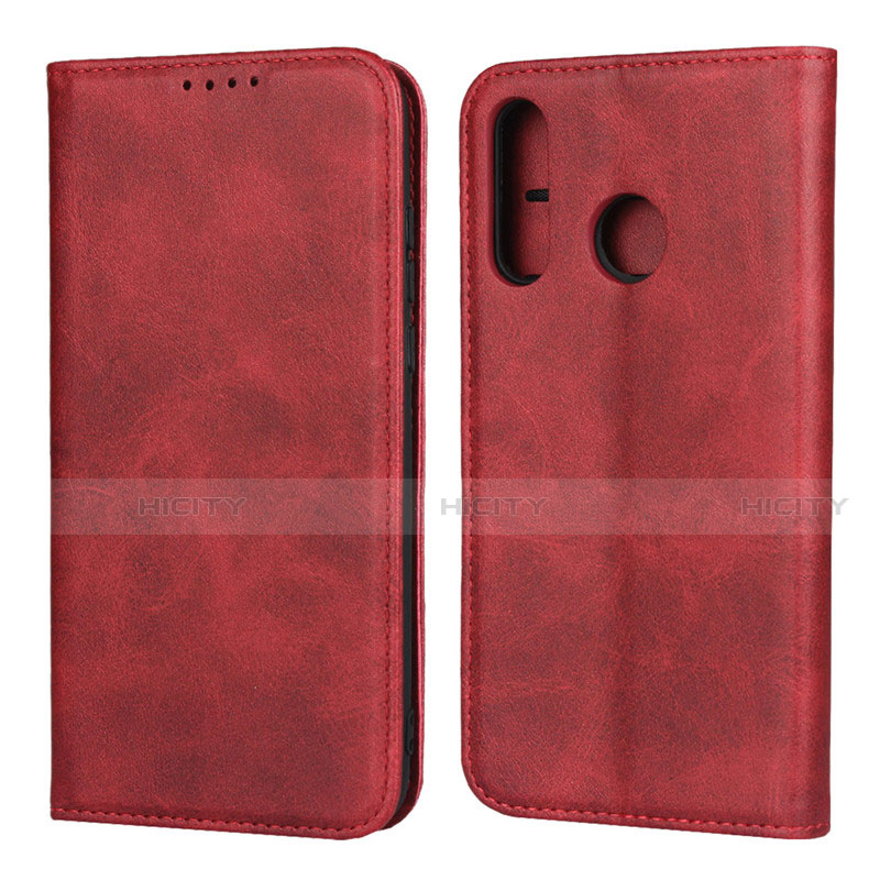 Handytasche Stand Schutzhülle Leder Hülle L06 für Huawei Nova 4e Rot