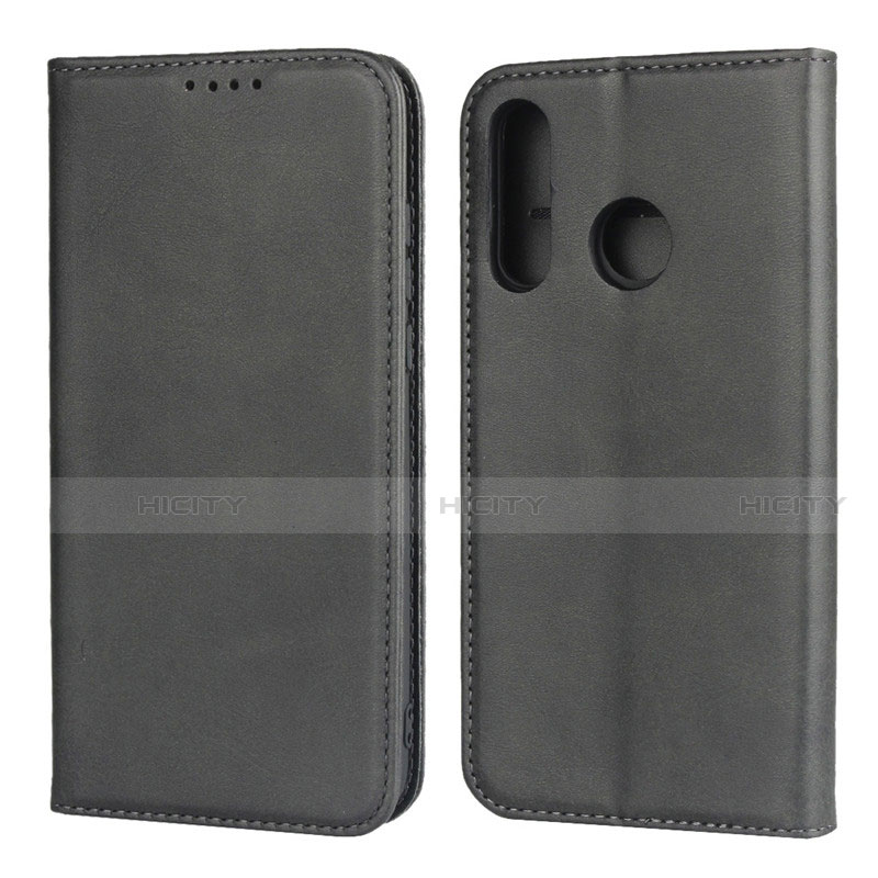 Handytasche Stand Schutzhülle Leder Hülle L06 für Huawei P30 Lite Schwarz