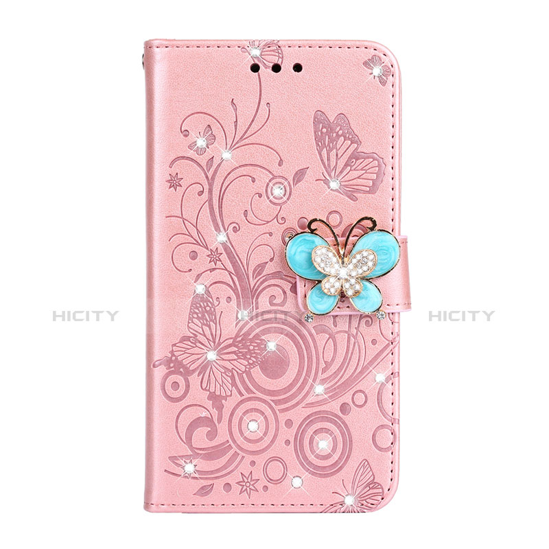 Handytasche Stand Schutzhülle Leder Hülle L06 für Huawei P30 Rosa