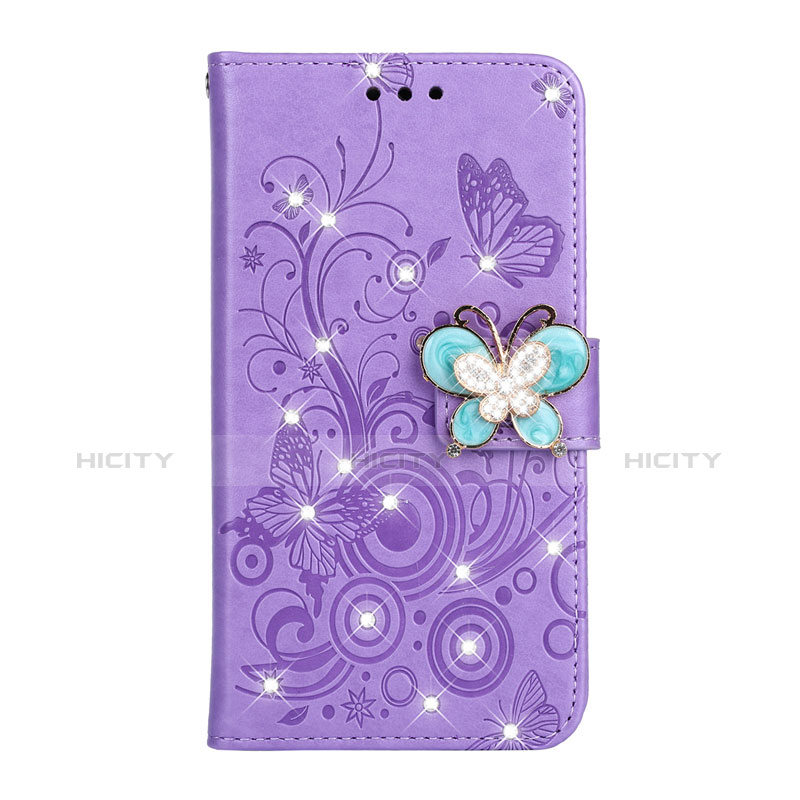 Handytasche Stand Schutzhülle Leder Hülle L06 für Huawei P30 Violett