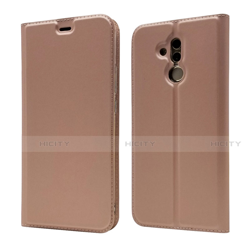 Handytasche Stand Schutzhülle Leder Hülle L07 für Huawei Mate 20 Lite Rosegold