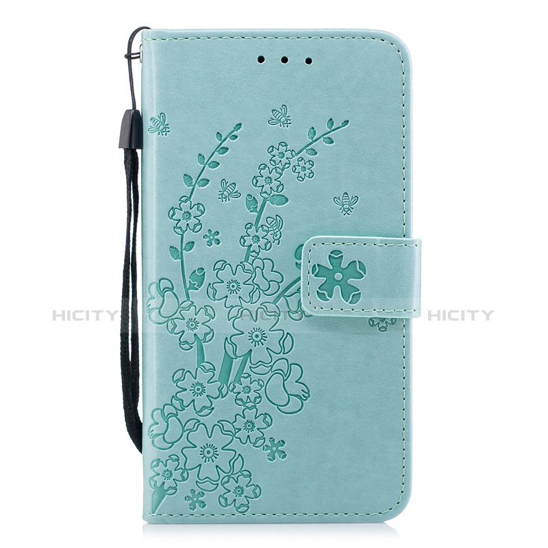 Handytasche Stand Schutzhülle Leder Hülle L07 für Huawei P30 Cyan Plus