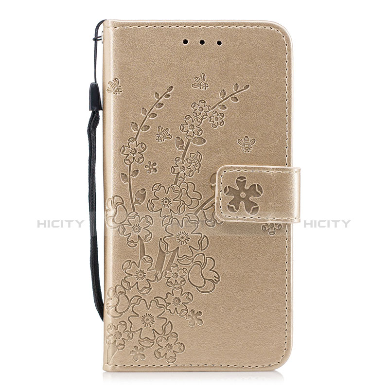 Handytasche Stand Schutzhülle Leder Hülle L07 für Huawei P30 Gold