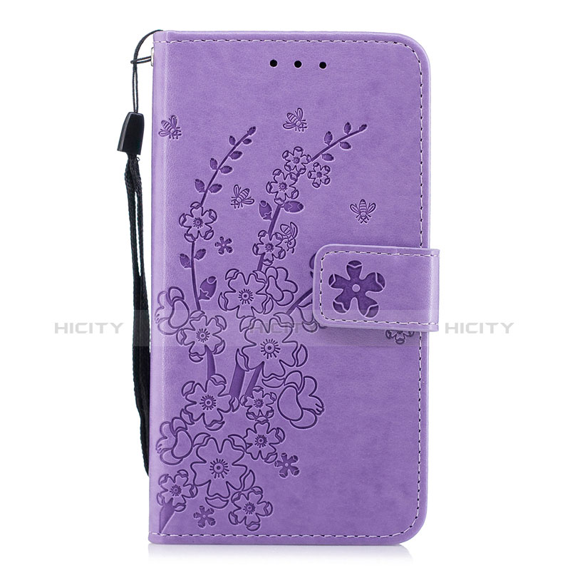 Handytasche Stand Schutzhülle Leder Hülle L07 für Huawei P30 Violett