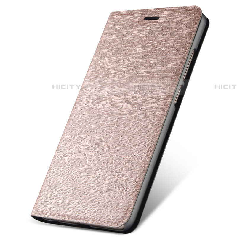 Handytasche Stand Schutzhülle Leder Hülle L07 für Oppo A11 Rosegold