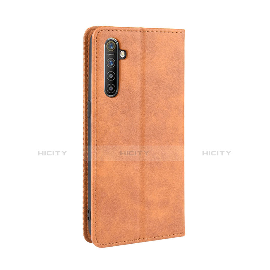 Handytasche Stand Schutzhülle Leder Hülle L07 für Oppo K5 Orange