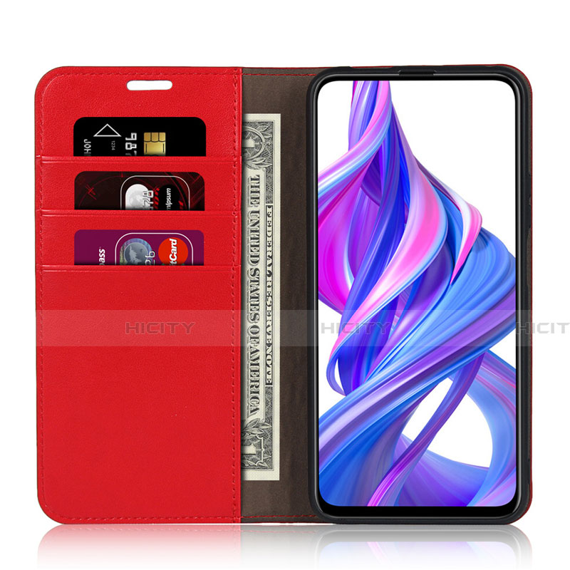 Handytasche Stand Schutzhülle Leder Hülle L08 für Huawei Honor 9X groß