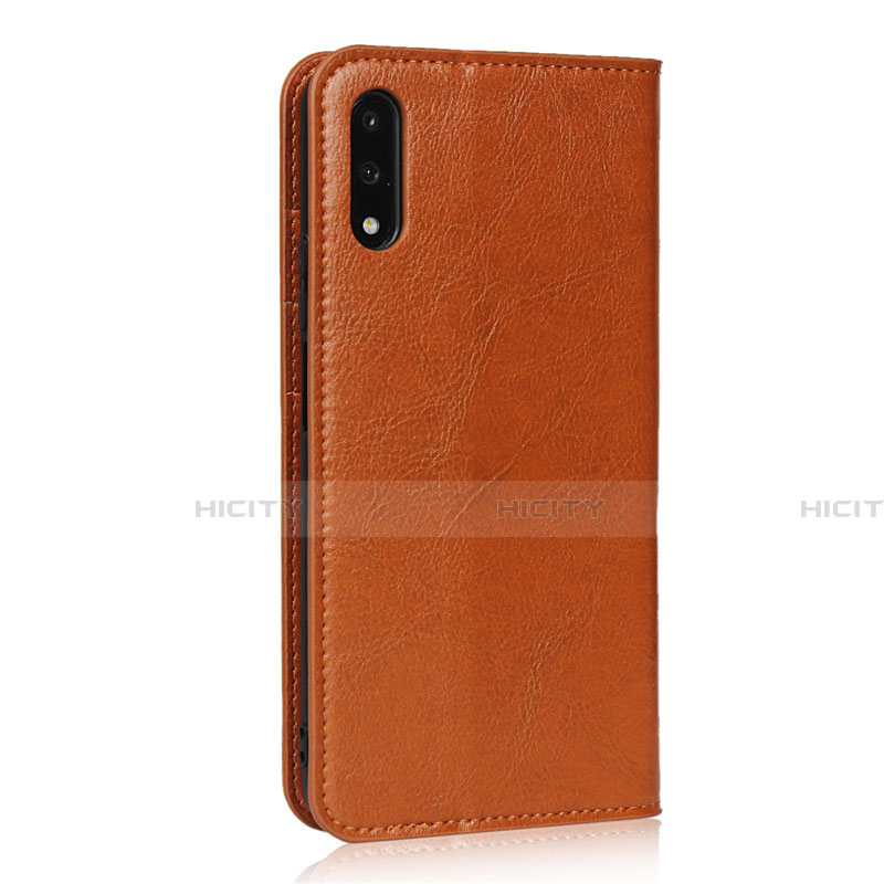 Handytasche Stand Schutzhülle Leder Hülle L08 für Huawei Honor 9X Orange