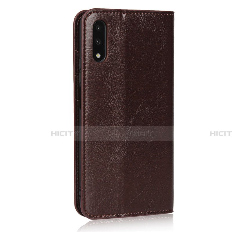 Handytasche Stand Schutzhülle Leder Hülle L08 für Huawei P Smart Z (2019) Braun