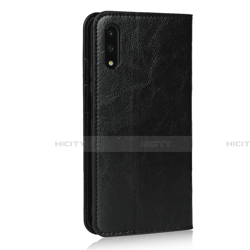 Handytasche Stand Schutzhülle Leder Hülle L08 für Huawei P Smart Z (2019) Schwarz Plus