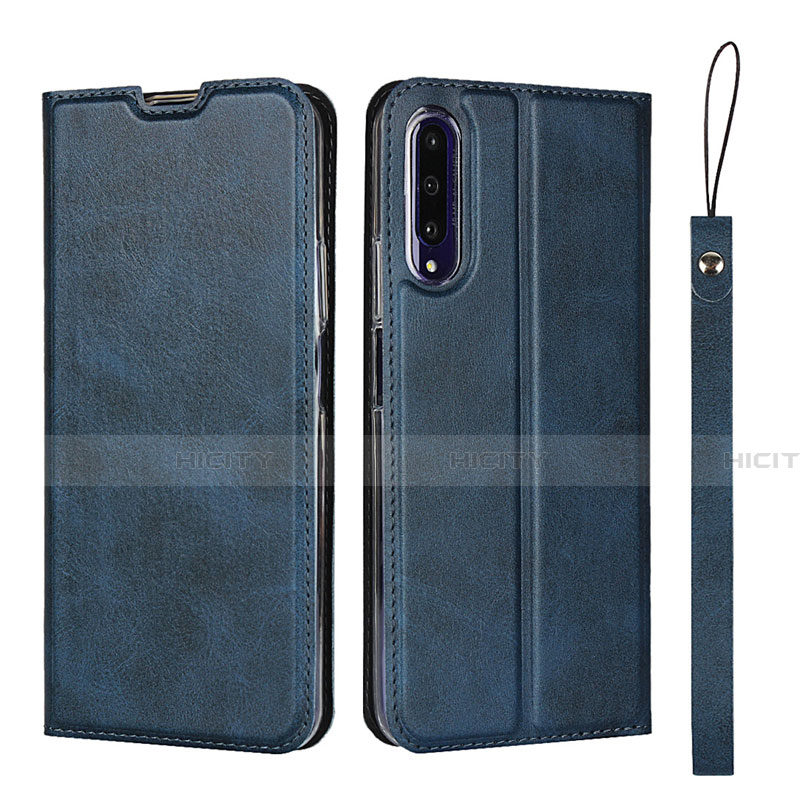 Handytasche Stand Schutzhülle Leder Hülle L09 für Huawei Honor 9X Pro Blau