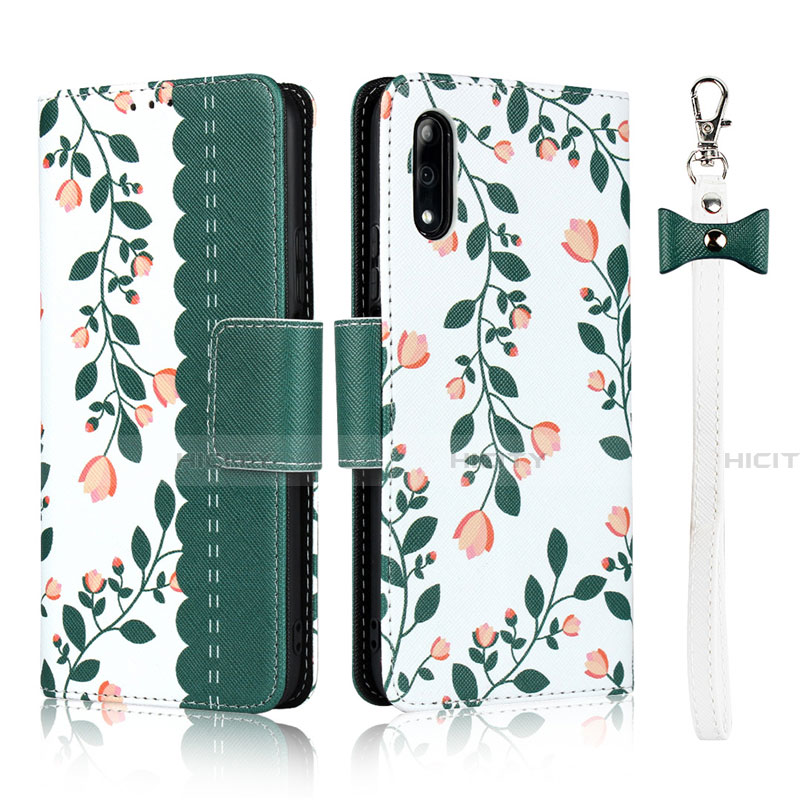 Handytasche Stand Schutzhülle Leder Hülle L09 für Huawei Y9 Prime (2019) Grün