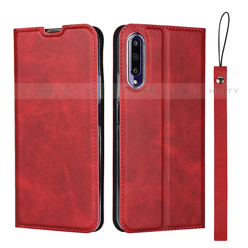 Handytasche Stand Schutzhülle Leder Hülle L09 für Huawei Y9s Rot