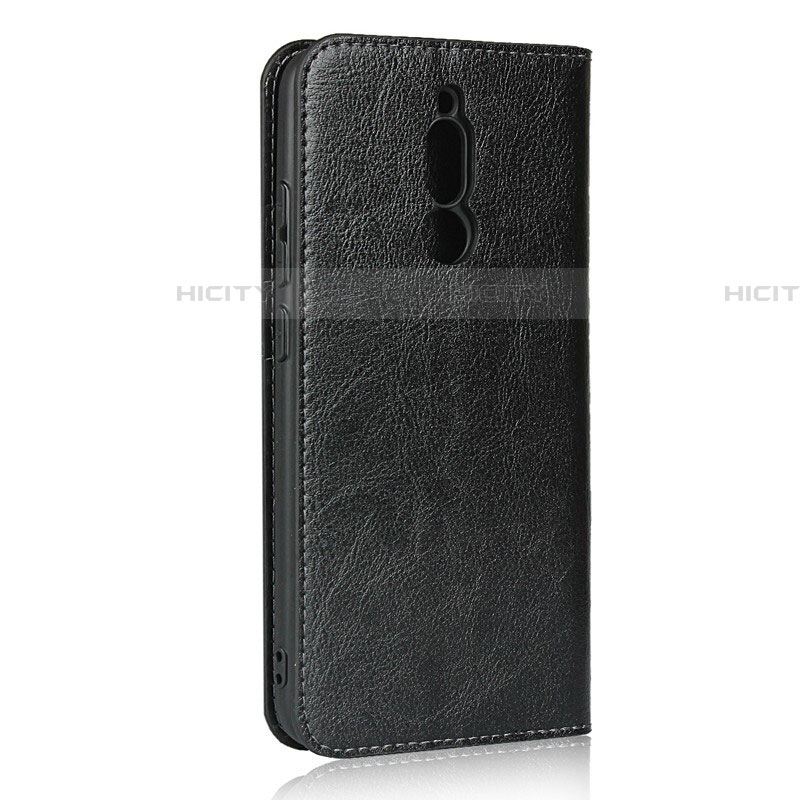 Handytasche Stand Schutzhülle Leder Hülle L11 für Xiaomi Redmi 8 Schwarz