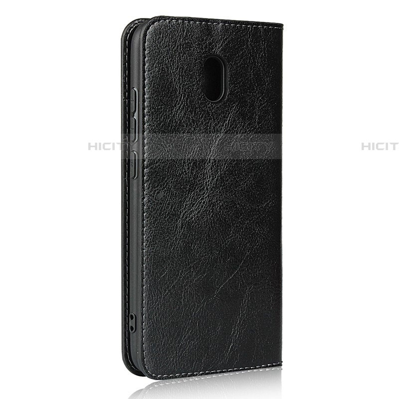 Handytasche Stand Schutzhülle Leder Hülle L11 für Xiaomi Redmi 8A Schwarz