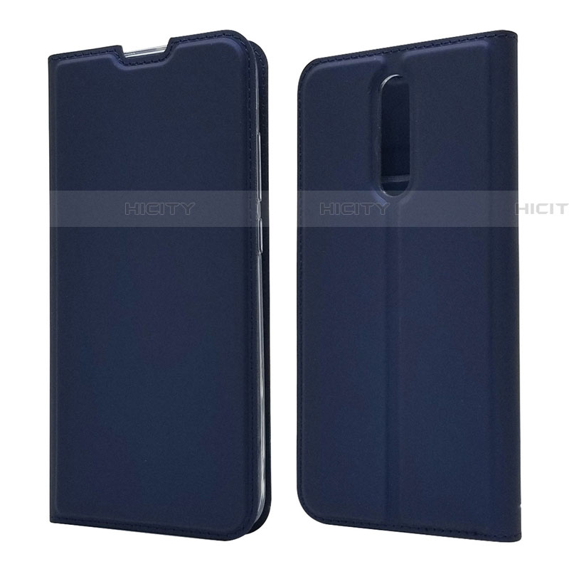 Handytasche Stand Schutzhülle Leder Hülle L14 für Xiaomi Redmi 8 Blau Plus