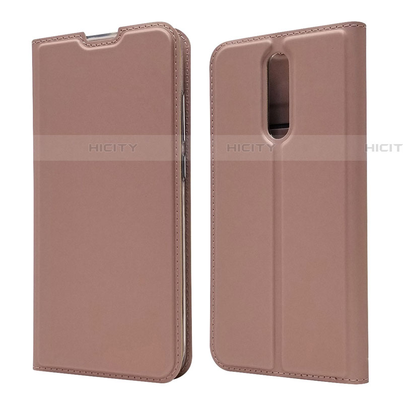 Handytasche Stand Schutzhülle Leder Hülle L14 für Xiaomi Redmi 8 Rosegold Plus