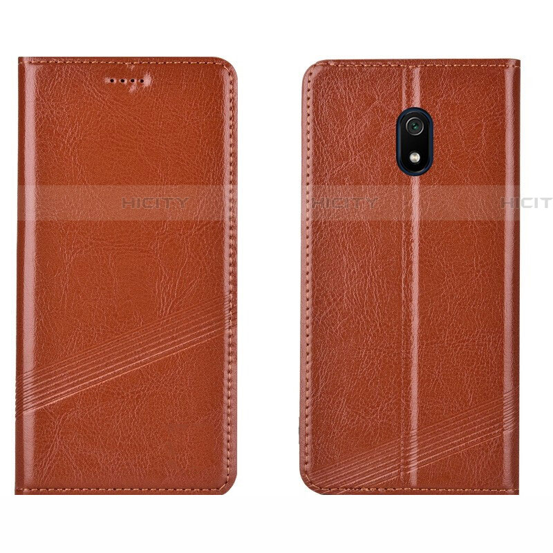 Handytasche Stand Schutzhülle Leder Hülle L15 für Xiaomi Redmi 8A Orange Plus