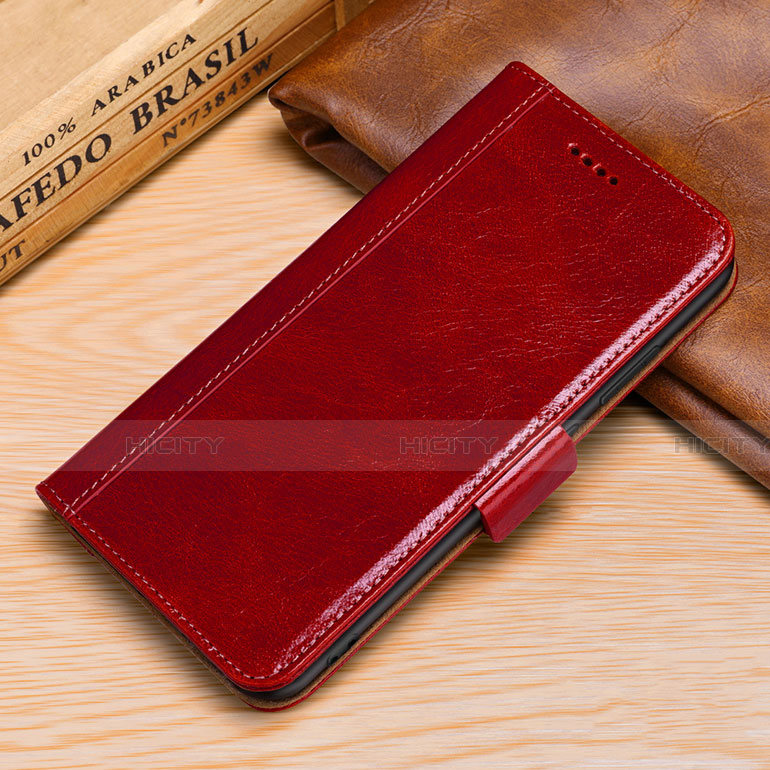 Handytasche Stand Schutzhülle Leder Hülle P01 für Huawei P30 Lite New Edition Rot Plus