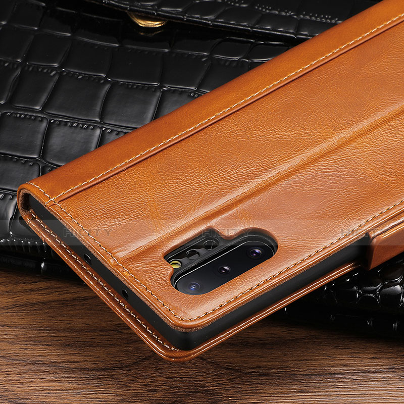 Handytasche Stand Schutzhülle Leder Hülle P01 für Samsung Galaxy Note 10 Plus