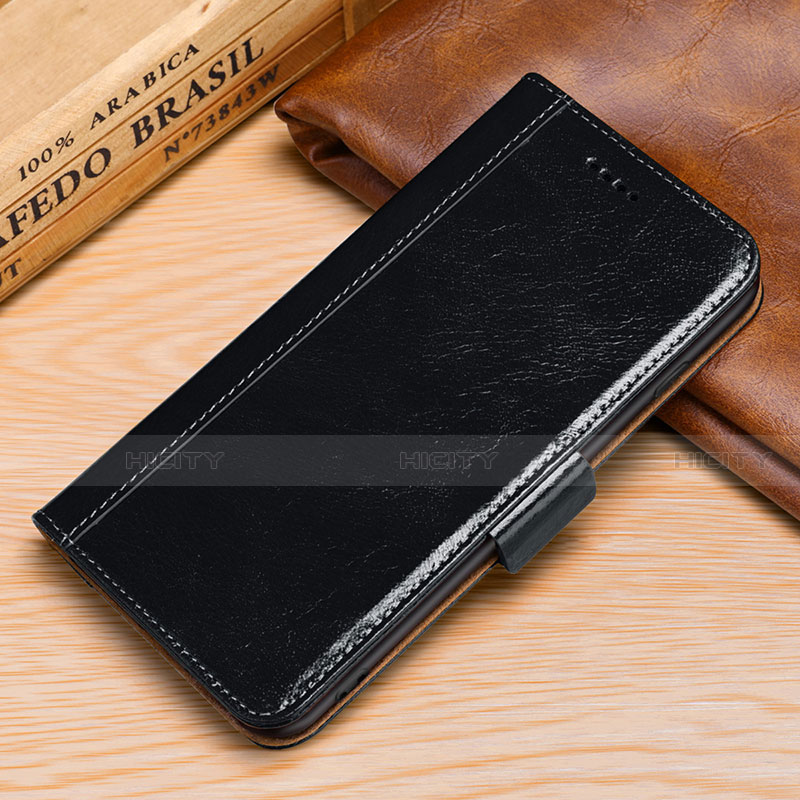 Handytasche Stand Schutzhülle Leder Hülle P01 für Samsung Galaxy S9 Schwarz