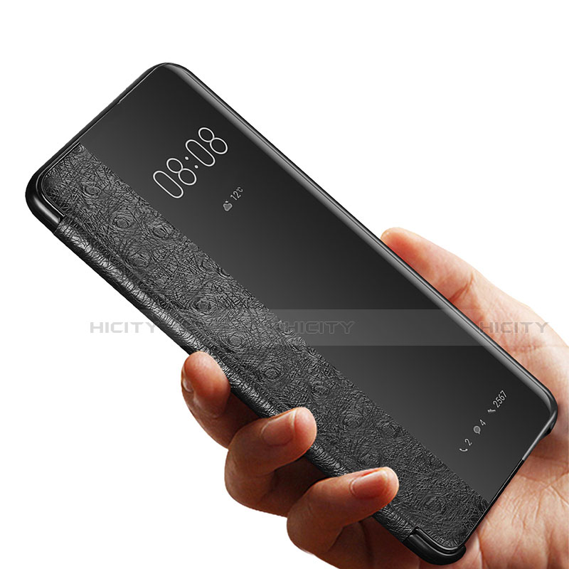 Handytasche Stand Schutzhülle Leder Hülle P02 für Huawei P30 groß