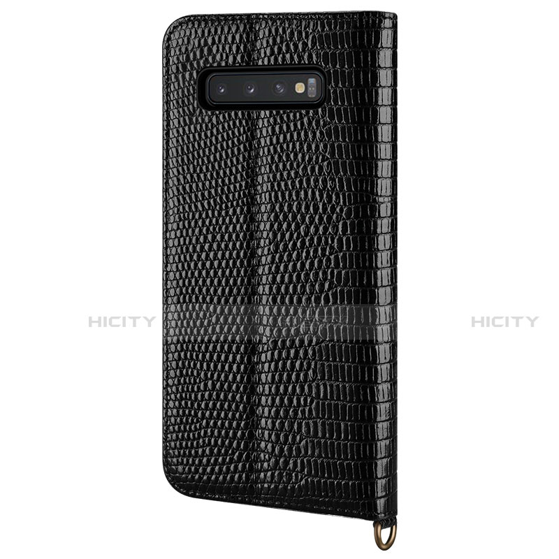 Handytasche Stand Schutzhülle Leder Hülle P04 für Samsung Galaxy S10 5G