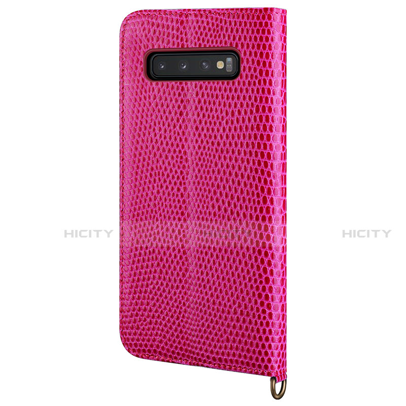 Handytasche Stand Schutzhülle Leder Hülle P04 für Samsung Galaxy S10 5G