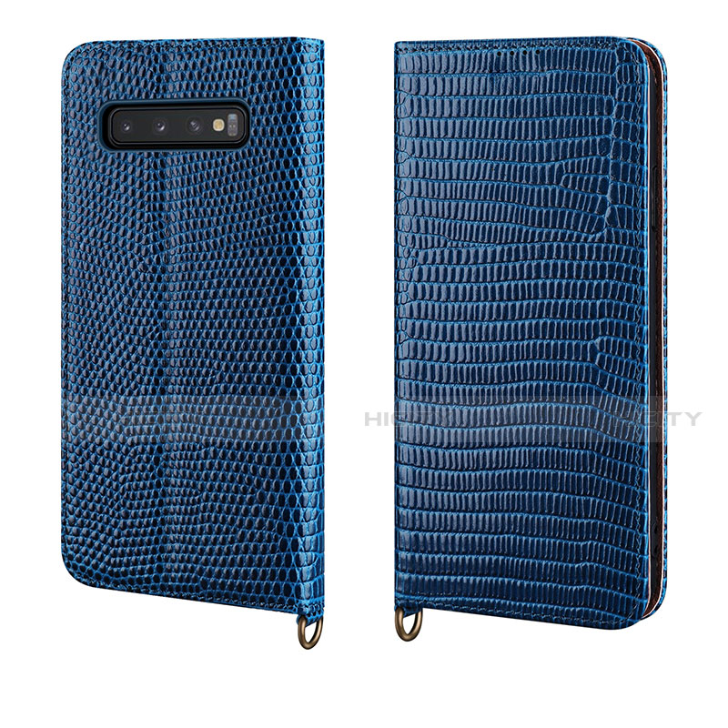 Handytasche Stand Schutzhülle Leder Hülle P04 für Samsung Galaxy S10 5G