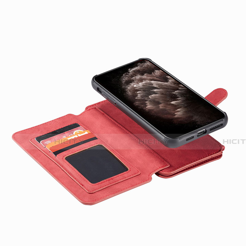 Handytasche Stand Schutzhülle Leder Hülle T01 für Apple iPhone 11 Pro Max groß