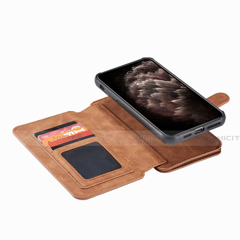 Handytasche Stand Schutzhülle Leder Hülle T01 für Apple iPhone 11 Pro Max groß