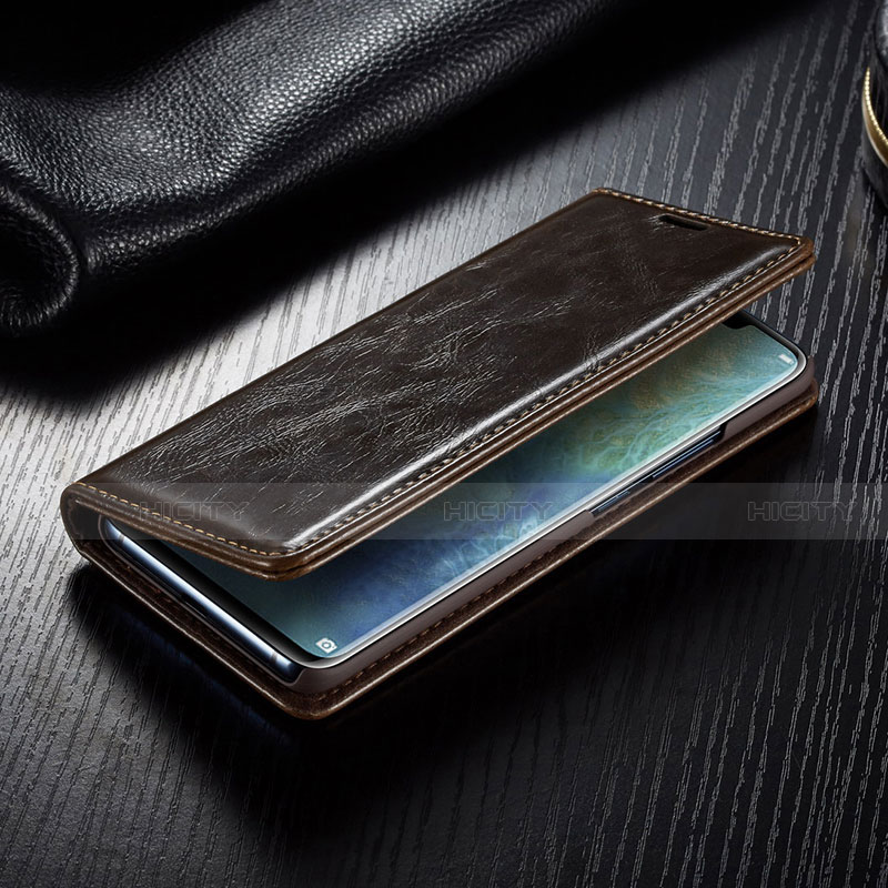 Handytasche Stand Schutzhülle Leder Hülle T01 für Huawei Mate 20 Pro