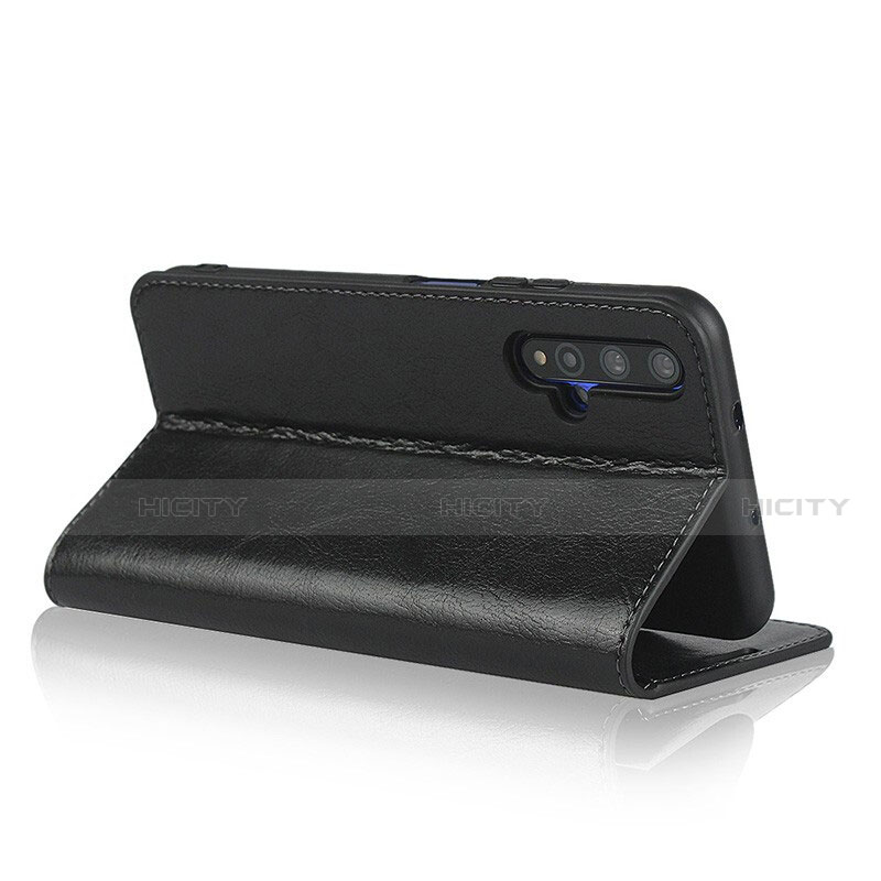 Handytasche Stand Schutzhülle Leder Hülle T01 für Huawei Nova 5T groß