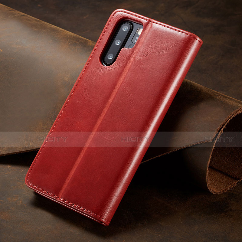 Handytasche Stand Schutzhülle Leder Hülle T01 für Huawei P30 Pro