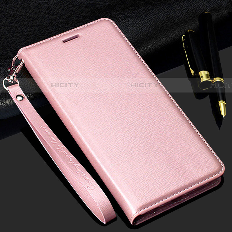 Handytasche Stand Schutzhülle Leder Hülle T01 für Samsung Galaxy S20 Plus 5G Rosegold Plus