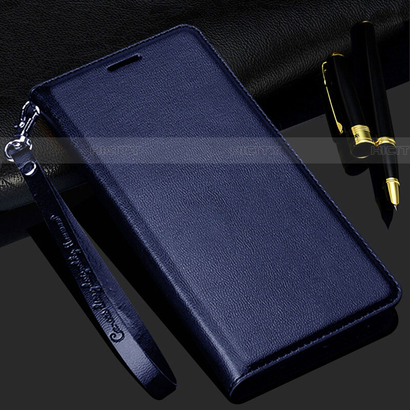 Handytasche Stand Schutzhülle Leder Hülle T02 für Samsung Galaxy S20 Ultra 5G Blau