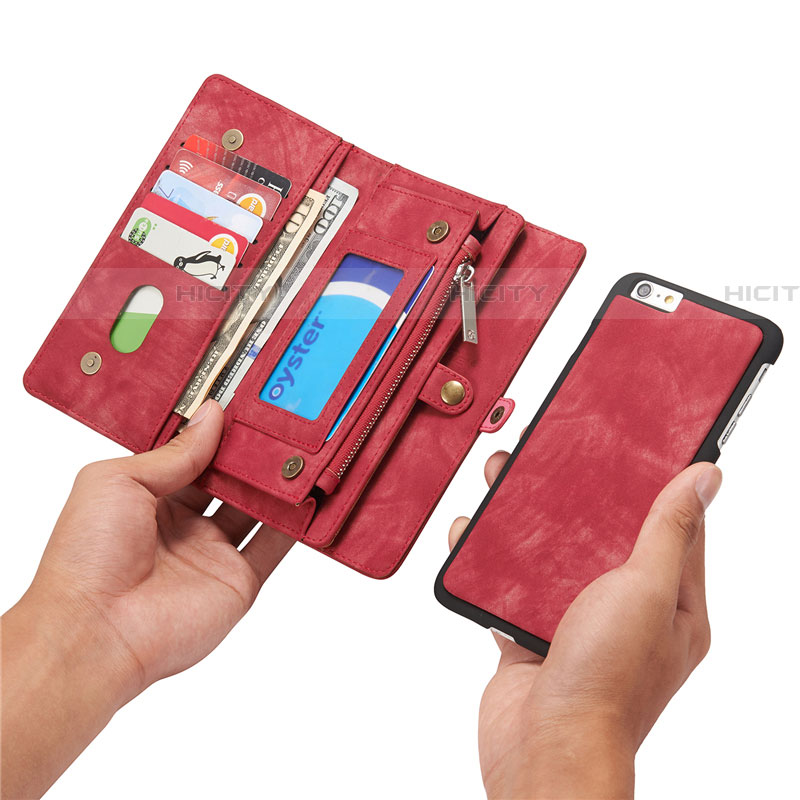 Handytasche Stand Schutzhülle Leder Hülle T03 für Apple iPhone 6