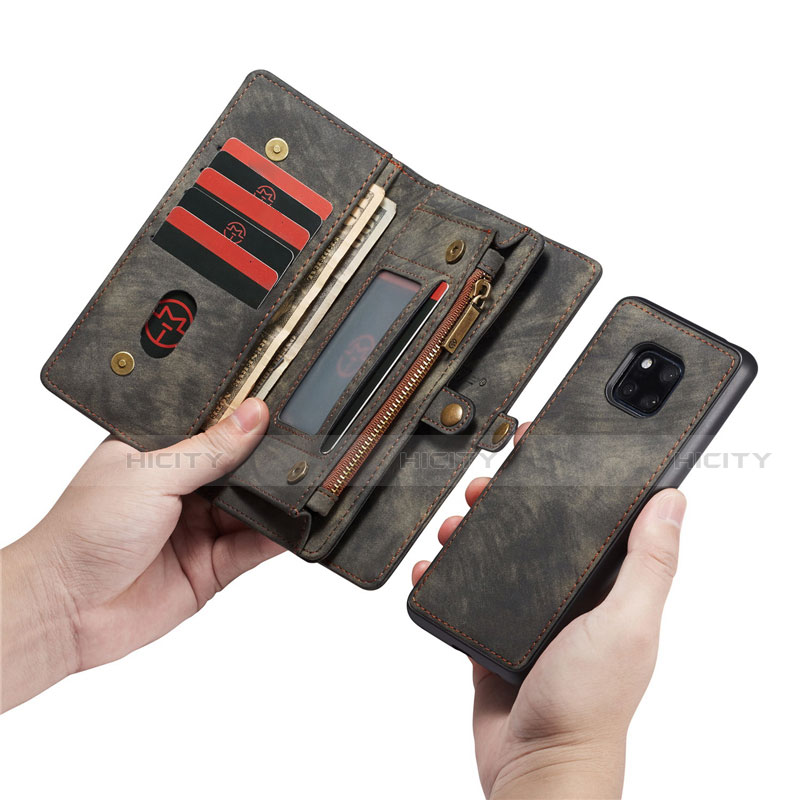 Handytasche Stand Schutzhülle Leder Hülle T03 für Huawei Mate 20 Pro