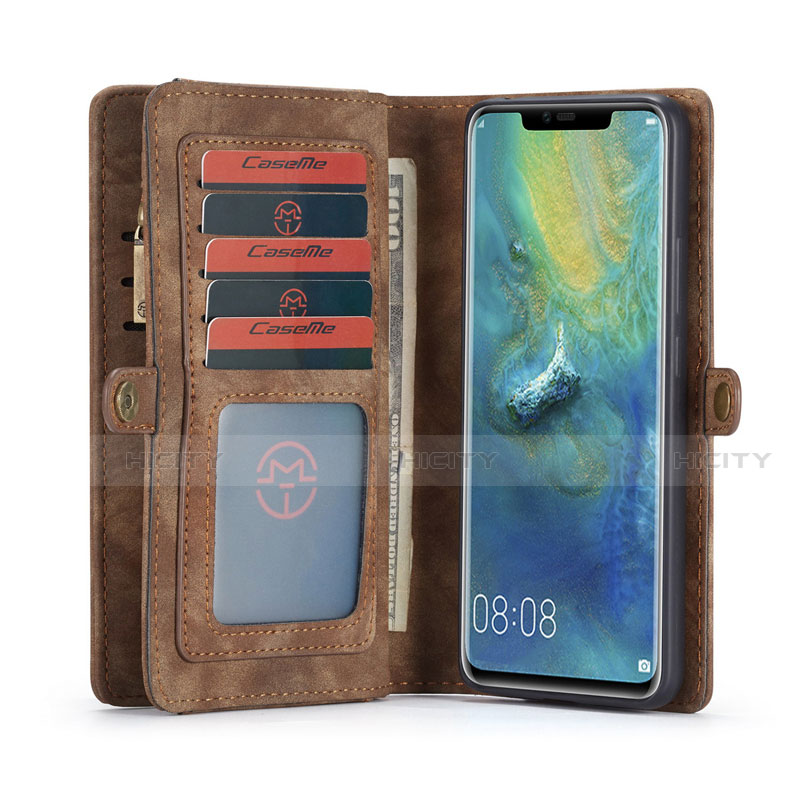 Handytasche Stand Schutzhülle Leder Hülle T03 für Huawei Mate 20 Pro