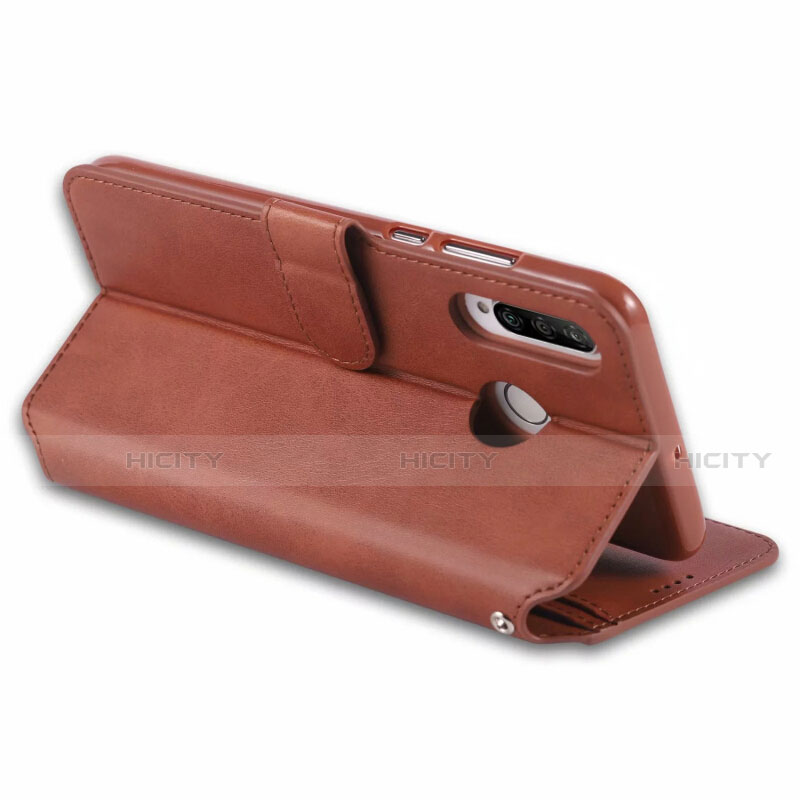 Handytasche Stand Schutzhülle Leder Hülle T03 für Huawei Nova 4e